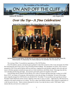 OOC 2016&ndash;4 - Cliff Dwellers Club