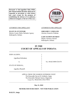 John Allison v. State of Indiana