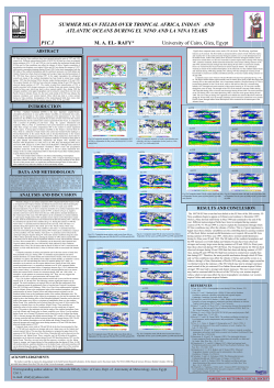 SUMMER MEAN FIELDS OVER TROPICAL AFRICA, INDIAN AND