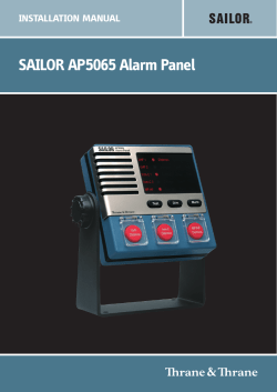 SAILOR AP5065 Alarm Panel