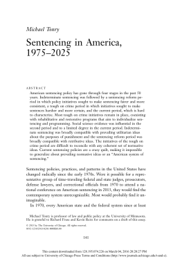 Sentencing in America