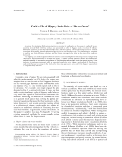 Could a Pile of Slippery Sacks Behave Like an Ocean?