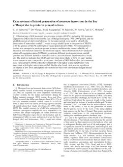 Enhancement of inland penetration of monsoon depressions in the