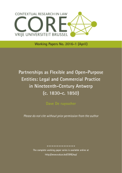 Partnerships as Flexible and Open