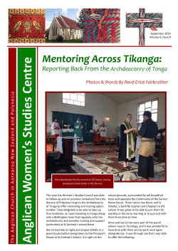 Anglican W omen`s Studies Centre