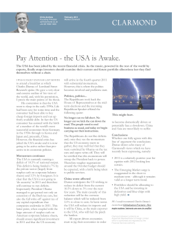 Pay Attention - the USA is awake.