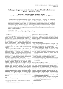 An Integrated Approach in the Structural Design of Fast Breeder
