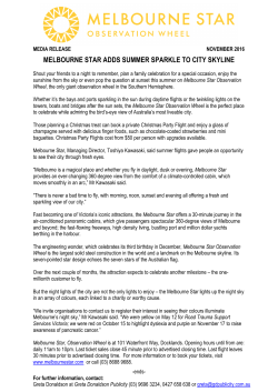 PDF - Melbourne Star Observation Wheel