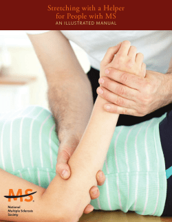 Stretching with a Helper for People with MS