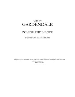 Gardendale Zoning Ordinance