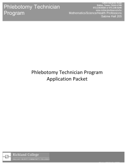 Phlebotomy Technician