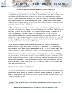 (Re)designing learning to close opportunity gaps in a changing