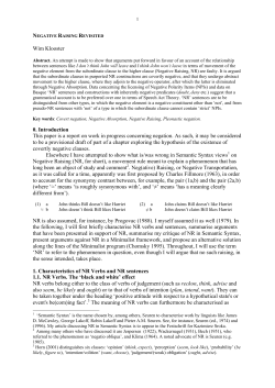 Negative raising revisited