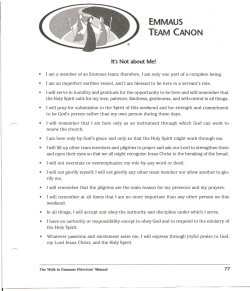 emmaus team canon - Idaho Walk to Emmaus