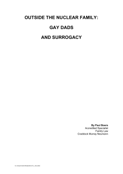 Outside the Nuclear Family - Craddock Murray Neumann Lawyers