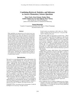 Print version - Association for the Advancement of Artificial Intelligence