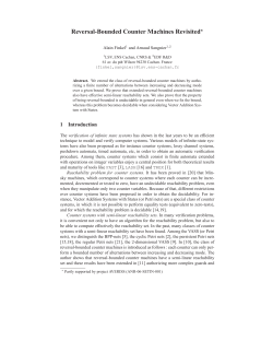 Reversal-Bounded Counter Machines Revisited*