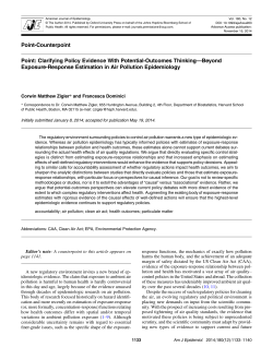 Point-Counterpoint Point: Clarifying Policy Evidence With Potential