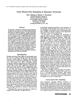 Latin Hypercube Sampling in Bayesian Networks