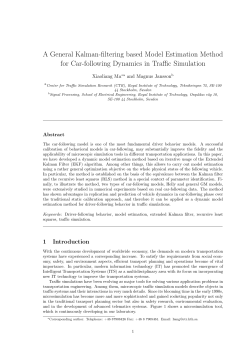 A General Kalman-filtering based Model Estimation Method for Car