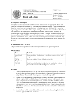 Blood Collection