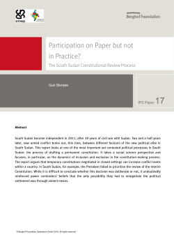 Participation on Paper but not in Practice?