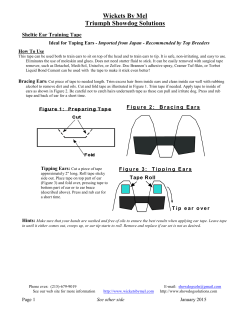 japanese tape instructions