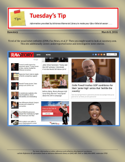 Rawstory March 8, 2016 Tired of the usual news websites (CNN