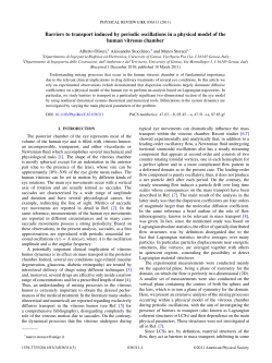Barriers to transport induced by periodic oscillations in a physical
