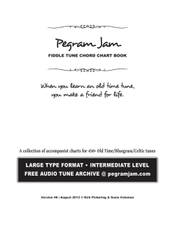 Pegram Jam Chord Chart Book v48