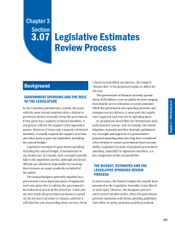 3.07 Legislative Estimates Review Process (pdf 469kb)