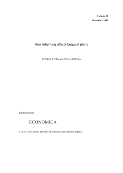 How Inheriting Affects Bequest Plans