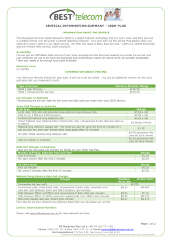 isdn plus - Best Telecom