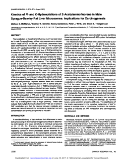 Kinetics of N- and C-Hydroxylations of 2
