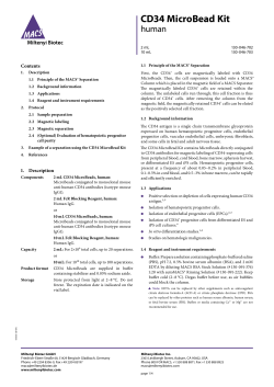 CD34 MicroBead Kit