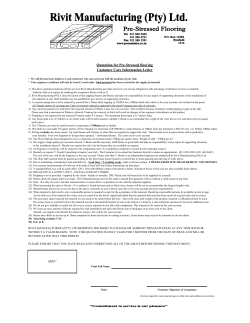 Customer Care Letter