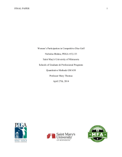 Nicholas Blahna - Professional Disc Golf Association