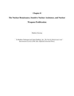 Chapter 8 The Nuclear Renaissance, Sensitive