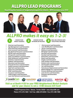allpro lead programs