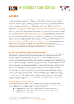 Canada - IEA Clean Coal Centre