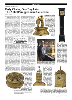 Christie`s Renaissance Clocks Auction - Bell