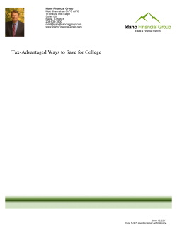 Tax-Advantaged Ways to Save for College