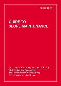Guide to Slope Maintenance