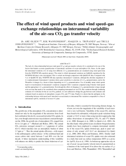 The effect of wind speed products and wind speed - (BORA)