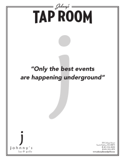 Only the best events are happening underground