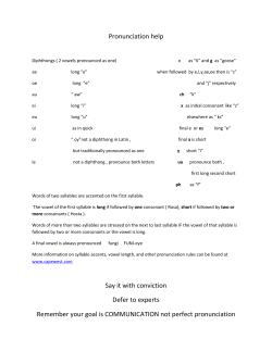 Pronunciation help Say it with conviction Defer to experts