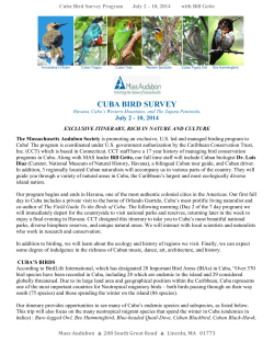 cuba bird survey