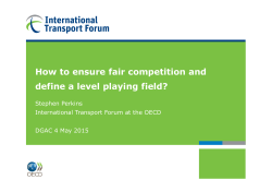 How to ensure fair competition and define a level playing field?