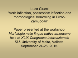 aV-ROOT - Laboratorio di Linguistica