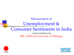 BSE CMIE Indices Presentation